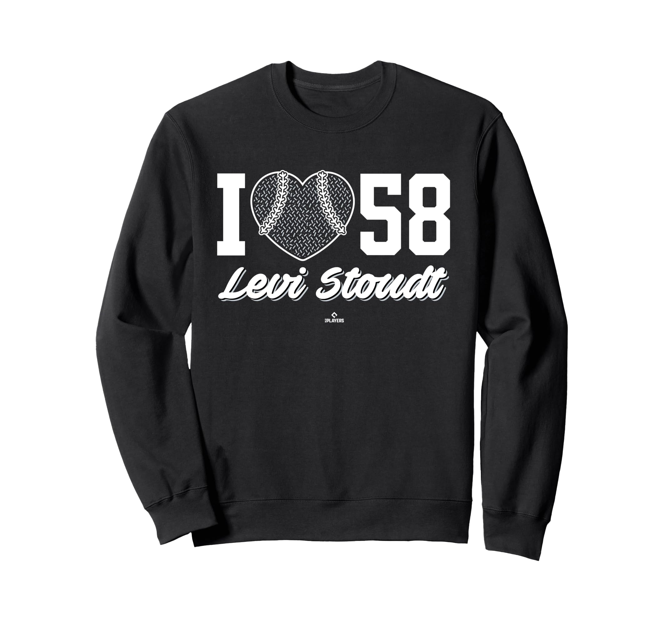 I Heart Baseball Levi Stoudt Sweatshirt - Unique Graphic for Adults - T-Shirt, Sweatshirt, Hoodie