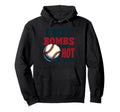 I Hit Baseball Bombs Hot Moms Baseball Hoodie - Minimalist Print Unisex - T-Shirt, Sweatshirt, Hoodie