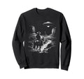 90S Cowboy Western Ufo Sweatshirt - Novelty Apparel for Adults - T-Shirt, Sweatshirt, Hoodie