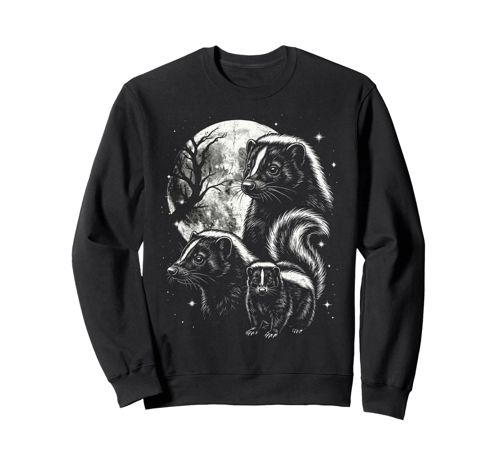 Skunk 90S Aesthetic Y2K Skunk Sweatshirt - Aesthetic Graphic Men Women - T-Shirt, Sweatshirt, Hoodie