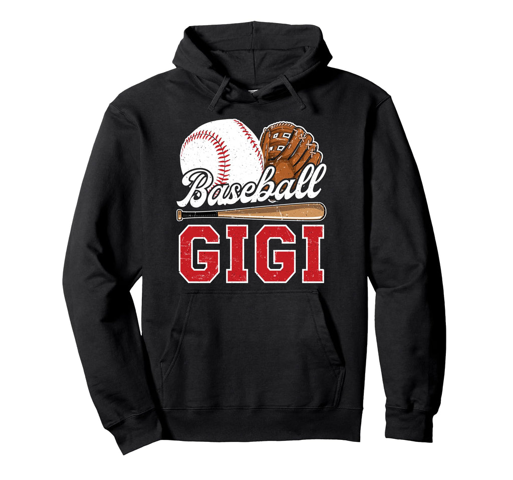 Baseball Gigi Grandma Gigi Baseball Player Hoodie - Trendy Graphic Unisex - T-Shirt, Sweatshirt, Hoodie