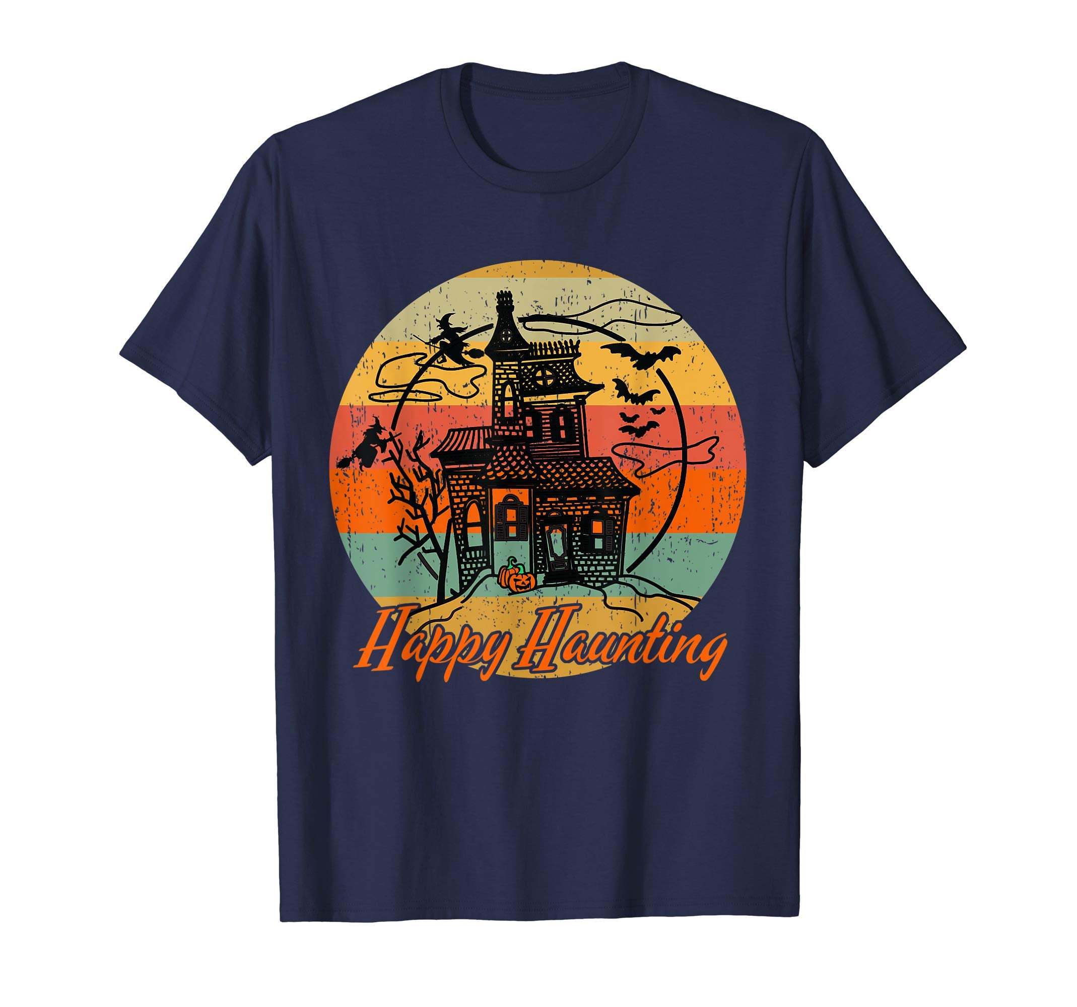 Sunset Haunted House T-Shirt - Custom Art Print Unisex - T-Shirt, Sweatshirt, Hoodie