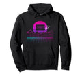 80S Art Synthwave Music Lover Hoodie - Custom Art Print for Adults - T-Shirt, Sweatshirt, Hoodie