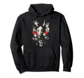 Goth Grunge Demon Anime Waifu Horror Hoodie - Novelty Apparel for Adults - T-Shirt, Sweatshirt, Hoodie