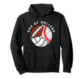 Dad Ballers Funny Baseball Volleyball Hoodie - Graphic Print Men Women - T-Shirt, Sweatshirt, Hoodie
