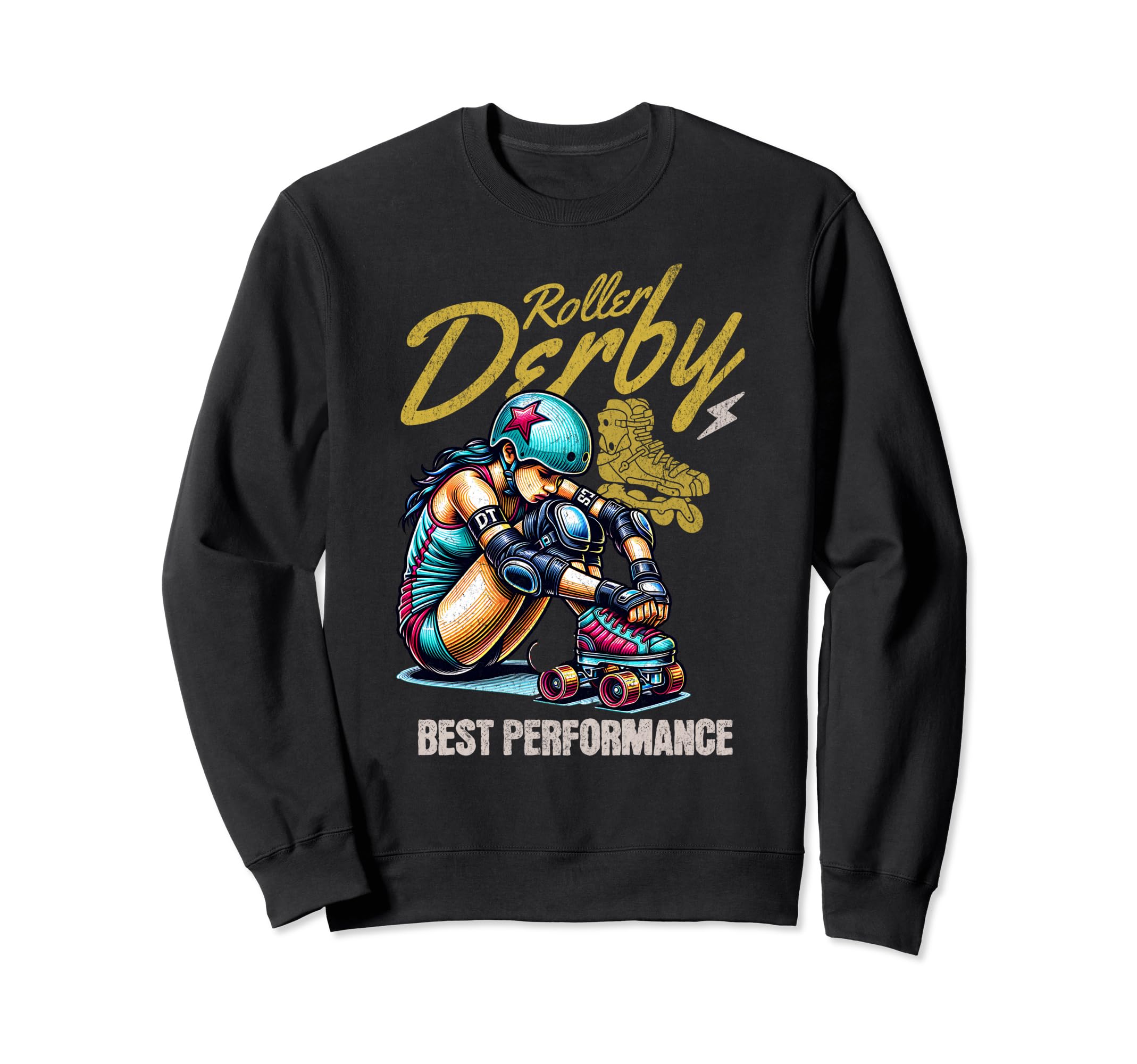 Roller Derby Best Performance Player Sweatshirt - Trendy Graphic Unisex - T-Shirt, Sweatshirt, Hoodie