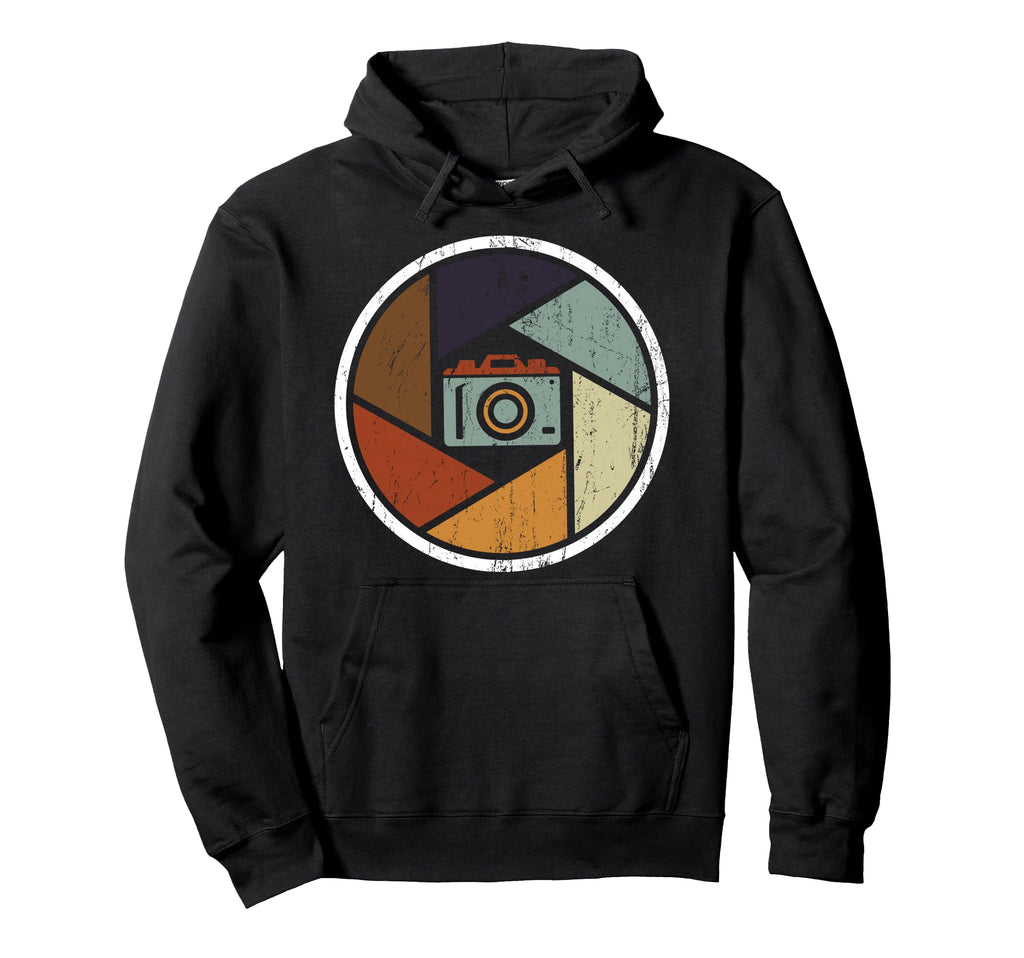 Minimalist Photographer Camera Hoodie - Fun Novelty Design Unisex - T-Shirt, Sweatshirt, Hoodie
