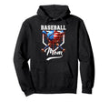 Baseball Mom Funny Mothers Day Ice Cream Hoodie - Graphic Print for Adults - T-Shirt, Sweatshirt, Hoodie