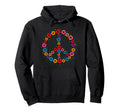 60S 70S Flower Power Groovy Love Peace Hoodie - Novelty Apparel Unisex - T-Shirt, Sweatshirt, Hoodie