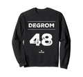 Jacob Degrom 48 Mlbpa New York Sweatshirt - Fun Novelty Design Men Women - T-Shirt, Sweatshirt, Hoodie