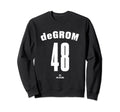 Jacob Degrom 48 Mlbpa New York Sweatshirt - Novelty Apparel Men Women - T-Shirt, Sweatshirt, Hoodie