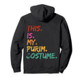 This Is My Purim Costume Funny Jewish Hoodie - Minimalist Print Unisex - T-Shirt, Sweatshirt, Hoodie