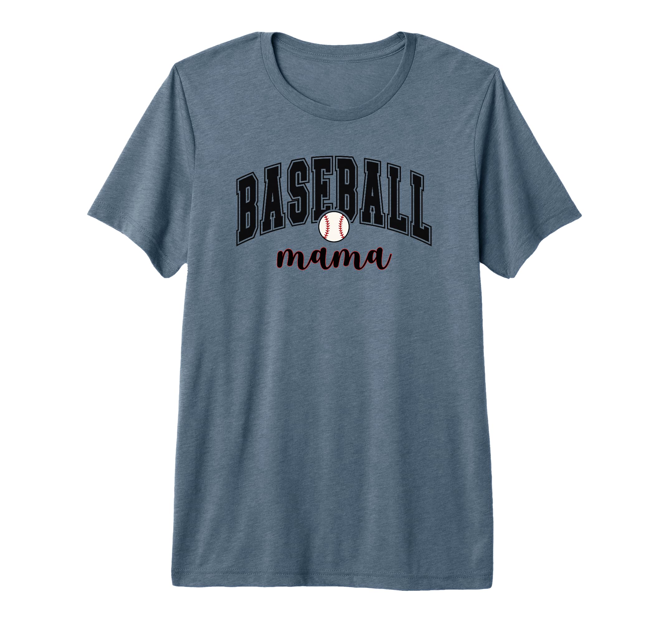 Baseball Mama Team Mom Or Baseball T-Shirt - Custom Art Print Men Women - T-Shirt, Sweatshirt, Hoodie
