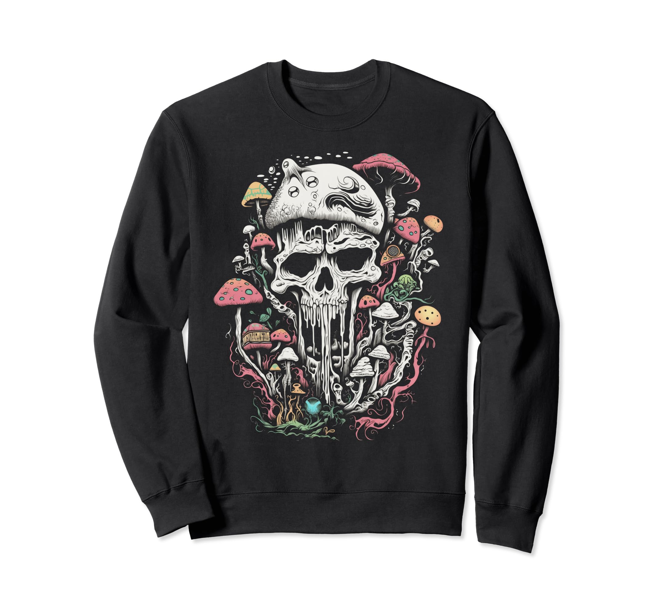 Hippie Boho Skeleton 26 Sweatshirt - Aesthetic Graphic Men Women - T-Shirt, Sweatshirt, Hoodie