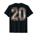 Baseball Jersey Number 20 T-Shirt - Casual Everyday Wear for Adults - T-Shirt, Sweatshirt, Hoodie