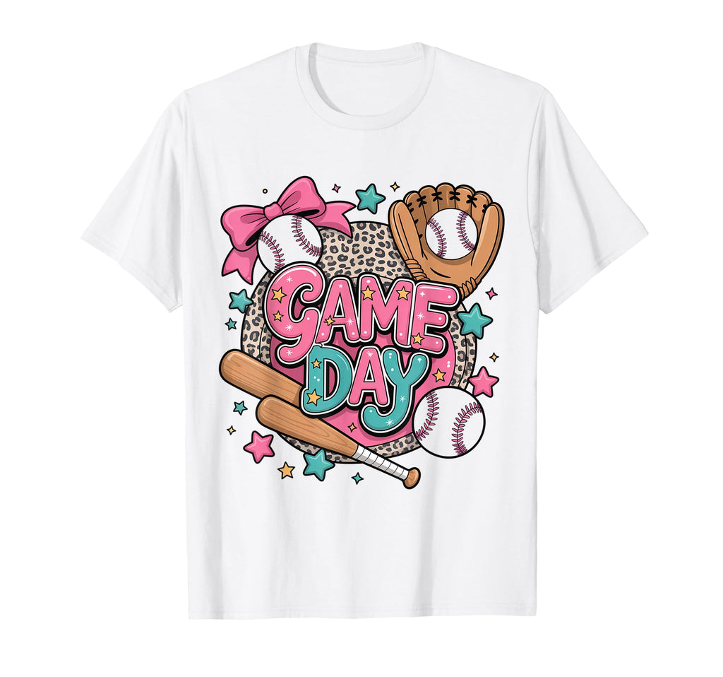 Baseball Player Game Day Mom Mothers Day T-Shirt - Graphic Print Unisex - T-Shirt, Sweatshirt, Hoodie