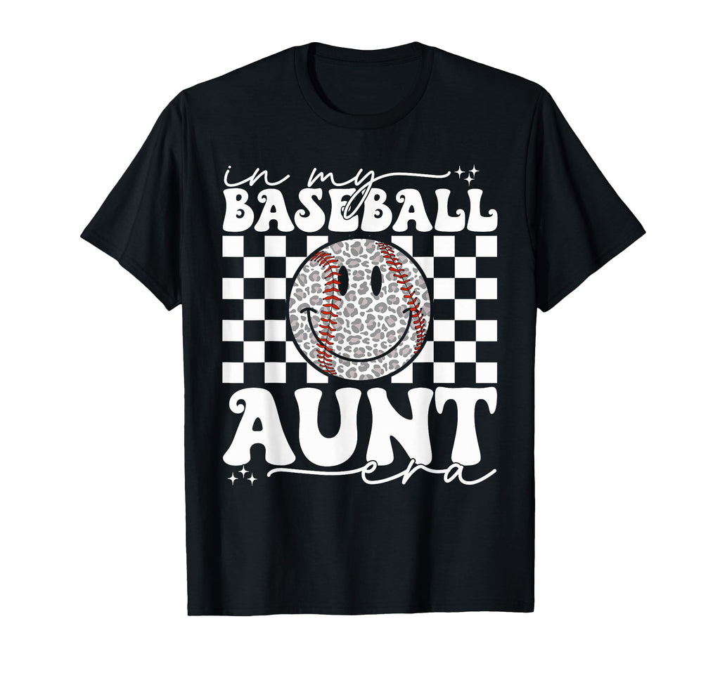 Groovy My Baseball Aunt Era Baseball T-Shirt - Trendy Graphic Men Women - T-Shirt, Sweatshirt, Hoodie