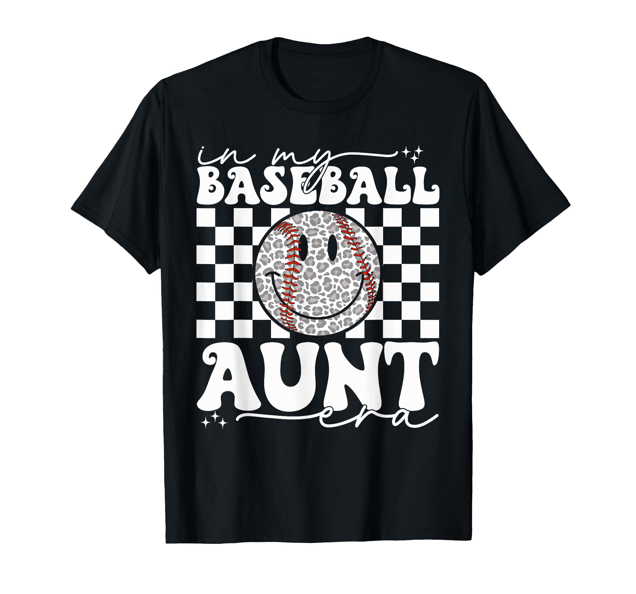 Groovy My Baseball Aunt Era Baseball T-Shirt - Trendy Graphic Men Women - T-Shirt, Sweatshirt, Hoodie