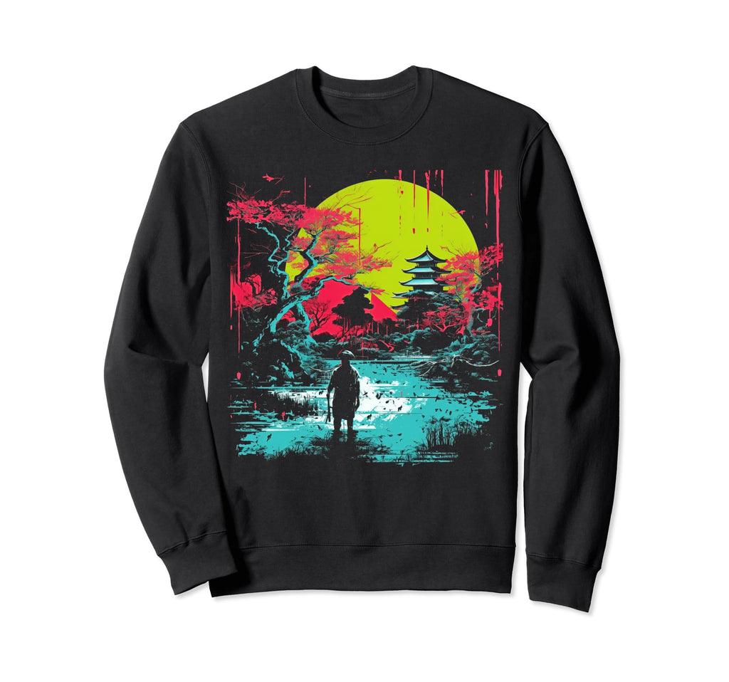 Japanese Aesthetic Y2K Samurai 7 Sweatshirt - Unique Graphic Unisex - T-Shirt, Sweatshirt, Hoodie
