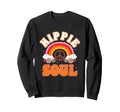 Groovy Hippie Music Peace Love 70S Sweatshirt - Unique Graphic Unisex - T-Shirt, Sweatshirt, Hoodie