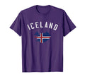 Icelandic Flag Varsity Iceland Womens T-Shirt - Aesthetic Graphic Unisex - T-Shirt, Sweatshirt, Hoodie