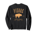 Pierre South Dakota Usa Distressed Sweatshirt - Novelty Apparel Men Women - T-Shirt, Sweatshirt, Hoodie