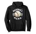 Baseball Mama Trendy Team Moms Sports Hoodie - Trendy Graphic for Adults - T-Shirt, Sweatshirt, Hoodie