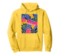 Boho Flower Floral Summer Botanical Hoodie - Novelty Apparel for Adults - T-Shirt, Sweatshirt, Hoodie