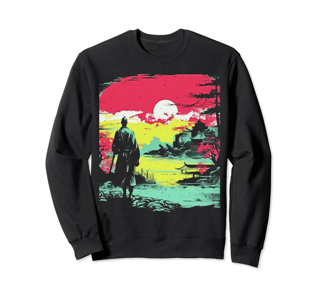 Japanese Aesthetic Y2K Samurai 12 Sweatshirt - Custom Art Print Men Women - T-Shirt, Sweatshirt, Hoodie
