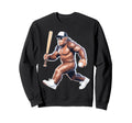 Funny Baseball Player Coach Sweatshirt - Custom Art Print Men Women - T-Shirt, Sweatshirt, Hoodie