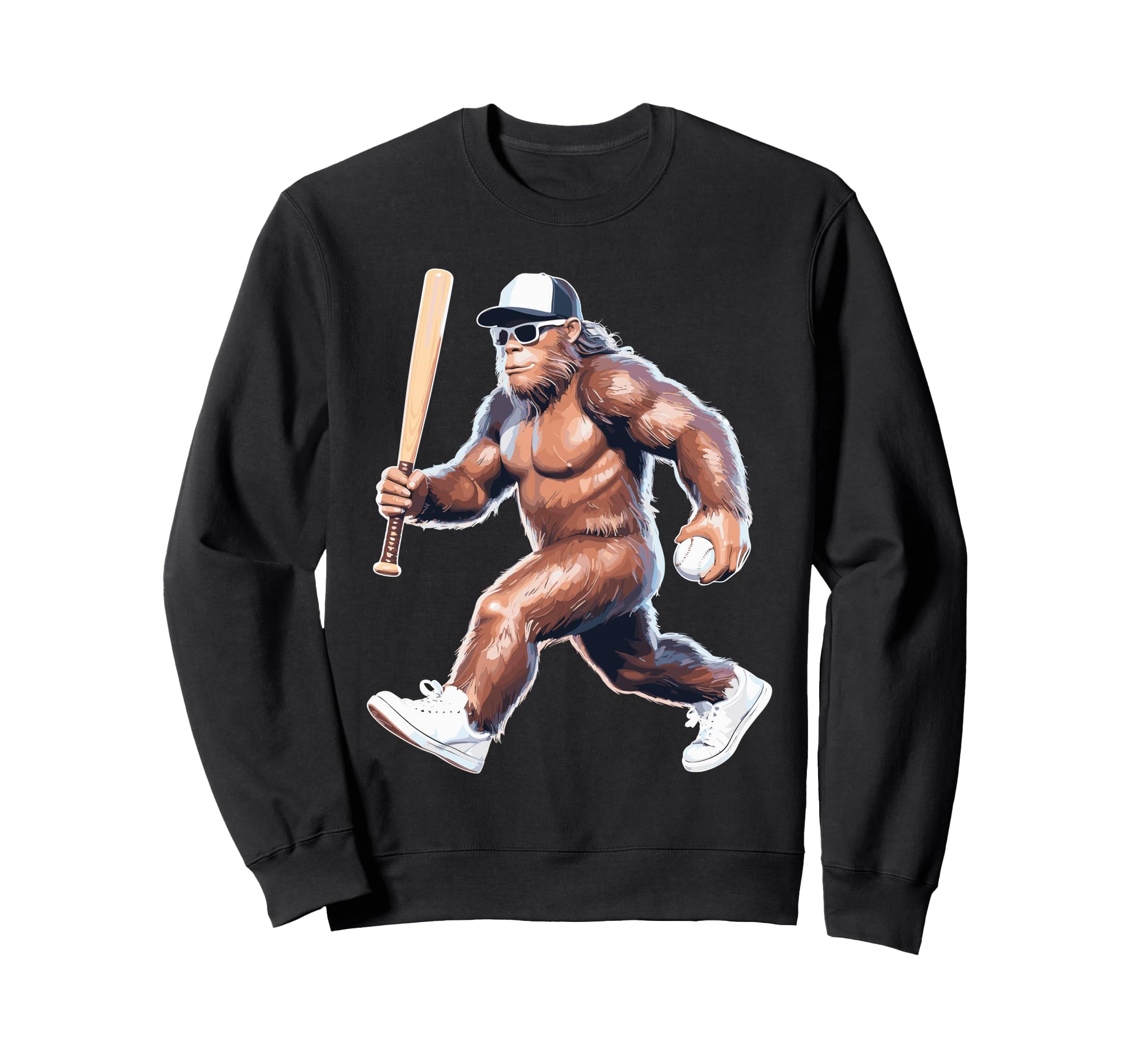 Funny Baseball Player Coach Sweatshirt - Custom Art Print Men Women - T-Shirt, Sweatshirt, Hoodie