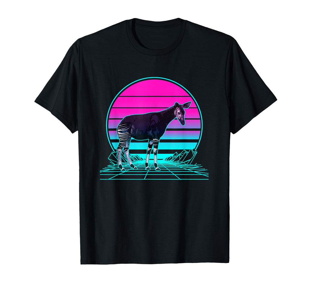 Sunset Okapi T-Shirt - Novelty Apparel Men Women - T-Shirt, Sweatshirt, Hoodie