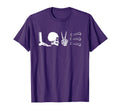 Skeleton Bones Love X Ray Skull Peace T-Shirt - Trendy Graphic for Adults - T-Shirt, Sweatshirt, Hoodie
