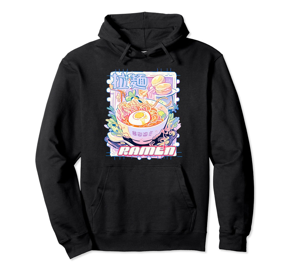 Anime Ramen Y2K Aesthetic 2000S Hoodie - Custom Art Print for Adults - T-Shirt, Sweatshirt, Hoodie