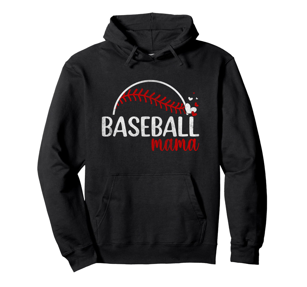 Baseball Mama Baseball Lover Mothers Day Hoodie - Unique Graphic for Adults - T-Shirt, Sweatshirt, Hoodie