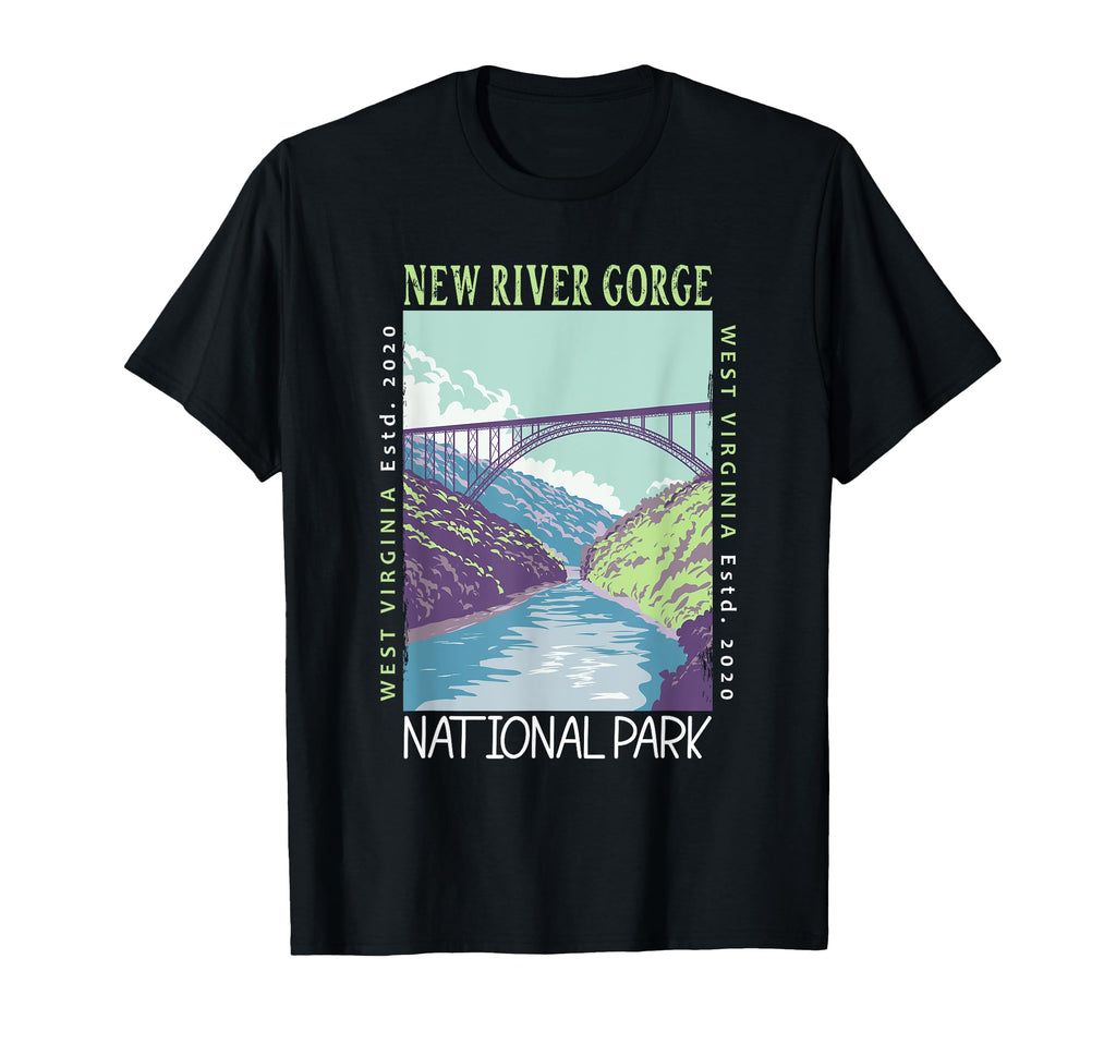 New River Gorge National Park Bridge T-Shirt - Streetwear Style Unisex - T-Shirt, Sweatshirt, Hoodie