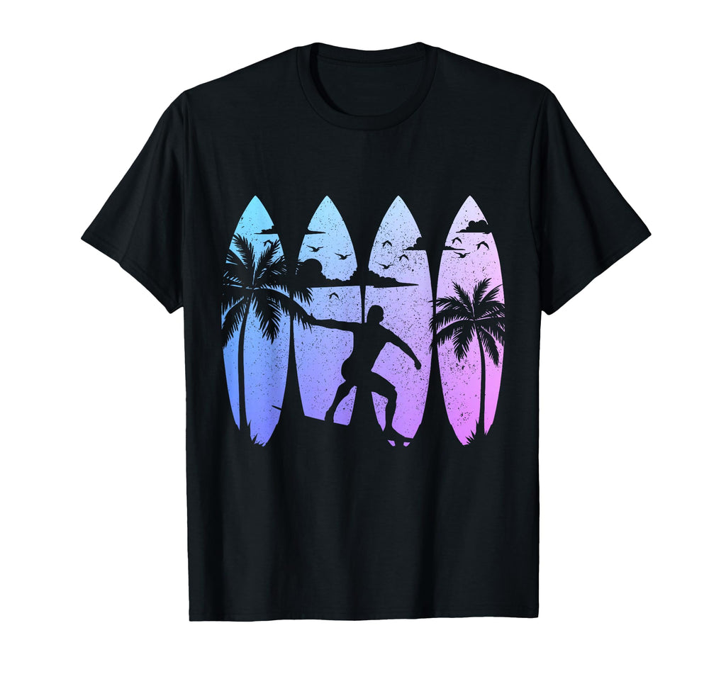 Surfer Surfboard Surfing Beach Summer T-Shirt - Graphic Print for Adults - T-Shirt, Sweatshirt, Hoodie