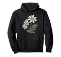 Boho Daisy Flower Botanical Wildflower Hoodie - Unique Graphic Unisex - T-Shirt, Sweatshirt, Hoodie