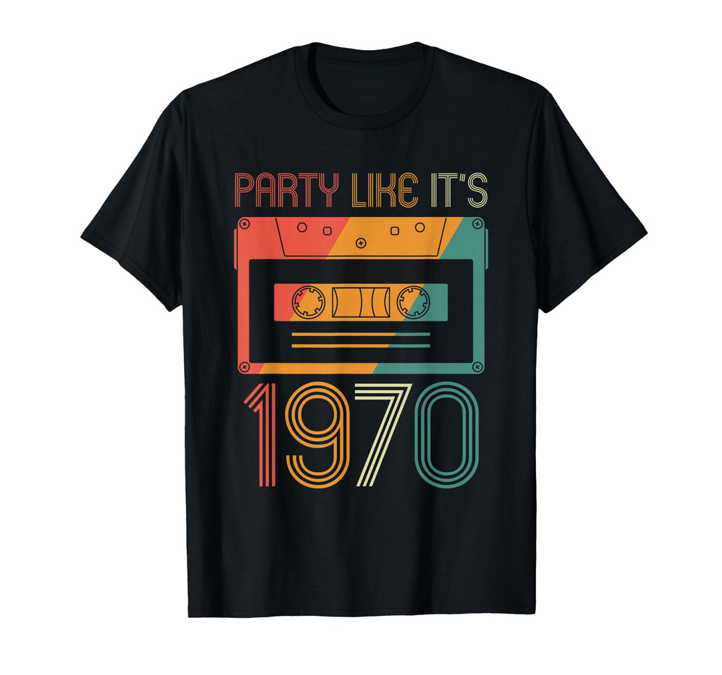 70S 1970S Seventies Party Like Its T-Shirt - Aesthetic Graphic Men Women - T-Shirt, Sweatshirt, Hoodie