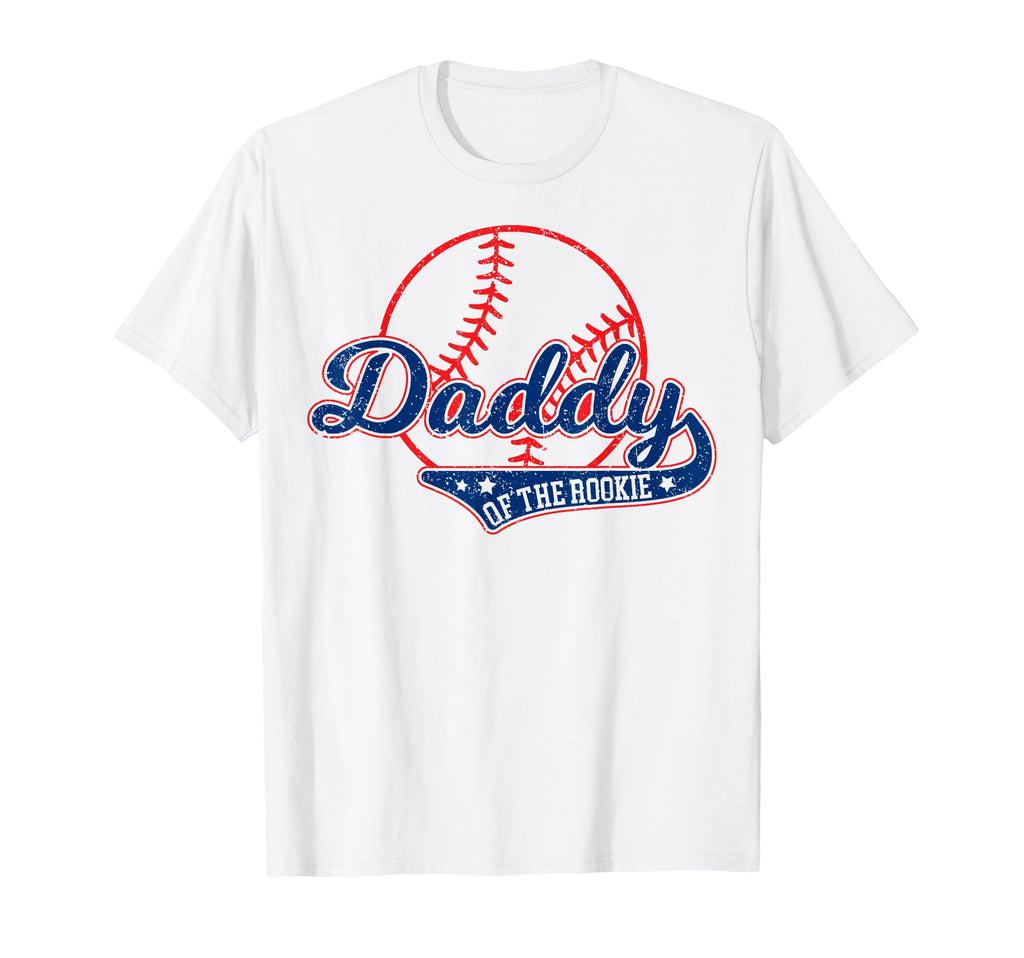 Funny Baseball Daddy Rookie Baseball T-Shirt - Fun Novelty Design Men Women - T-Shirt, Sweatshirt, Hoodie