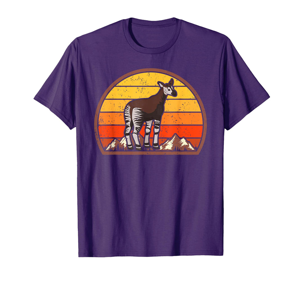 Sunset Okapi Lover Gift Okapi T-Shirt - Trendy Graphic Men Women - T-Shirt, Sweatshirt, Hoodie