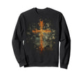 Cross Distressed 90S Goth Grunge Vibes 3 Sweatshirt - Graphic Print Unisex - T-Shirt, Sweatshirt, Hoodie