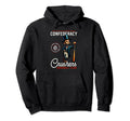 Confederacy Crushers Minor League Baseball Hoodie - Trendy Graphic Unisex - T-Shirt, Sweatshirt, Hoodie