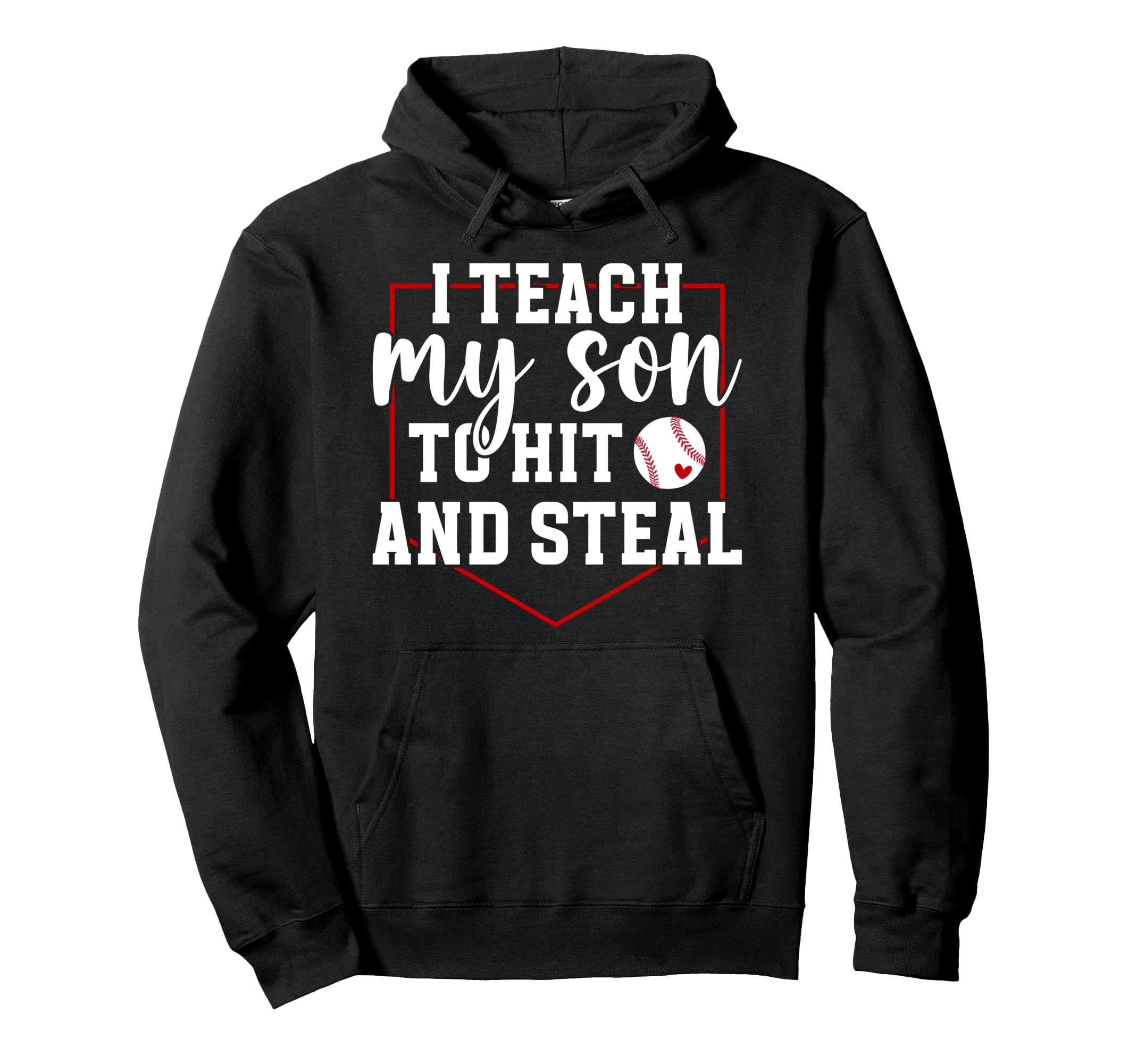 Baseball Mom Baseball Player Mama Proud Hoodie - Novelty Apparel Unisex - T-Shirt, Sweatshirt, Hoodie