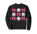 Baseball Mom Coquette Mothers Day Sweatshirt - Graphic Print Unisex - T-Shirt, Sweatshirt, Hoodie