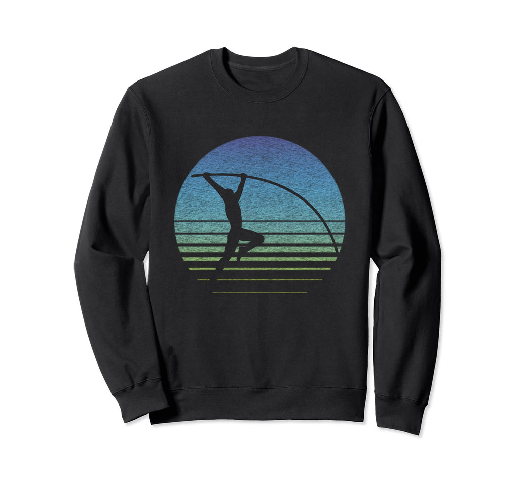Pole Vault Distressed Pole Sweatshirt - Custom Art Print for Adults - T-Shirt, Sweatshirt, Hoodie