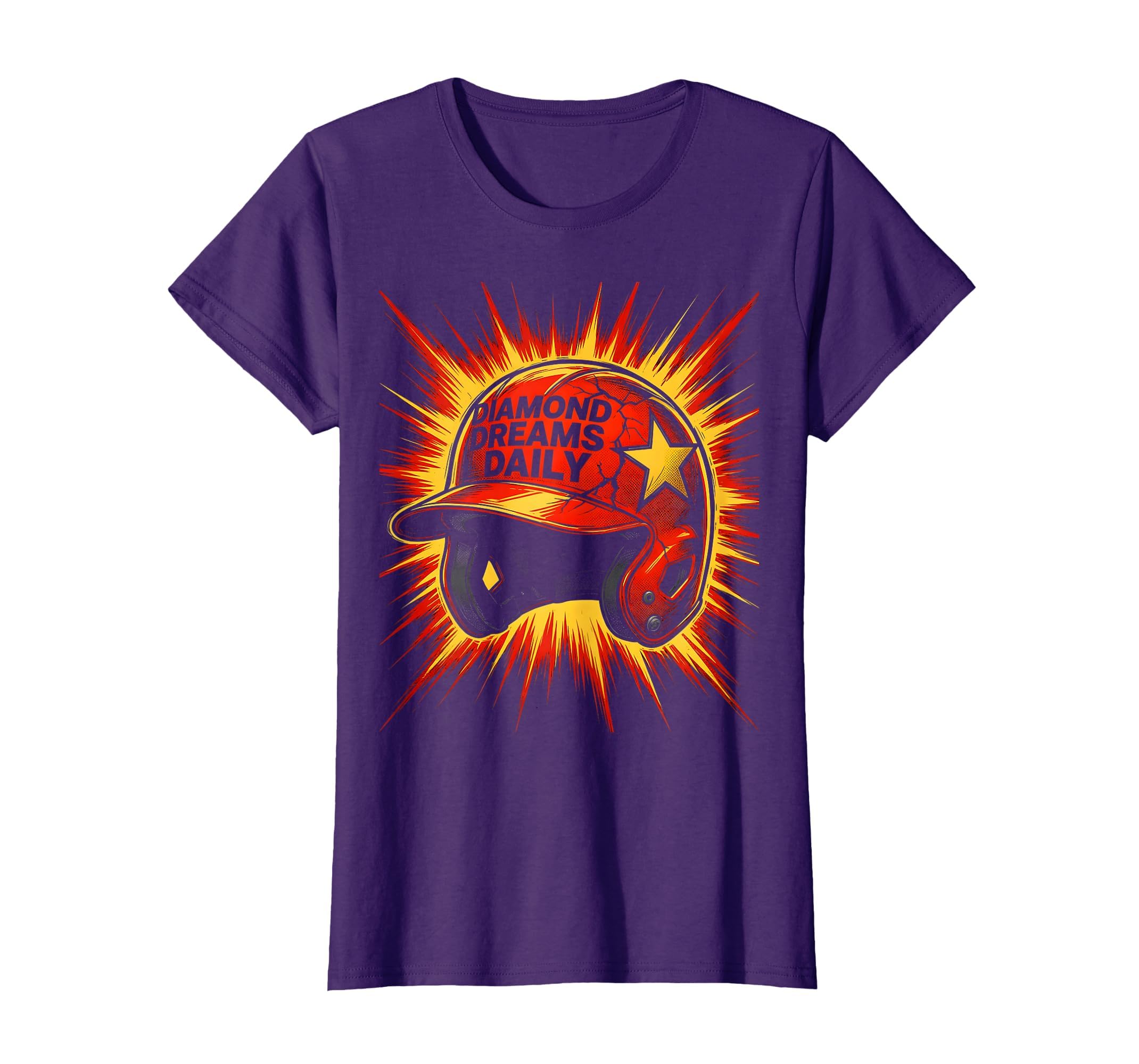 Diamond Dreams Daily Baseball Mom T-Shirt - Trendy Graphic for Adults - T-Shirt, Sweatshirt, Hoodie