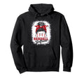 Baseball Girlfriend Messy Bun Hair Hoodie - Novelty Apparel Men Women - T-Shirt, Sweatshirt, Hoodie