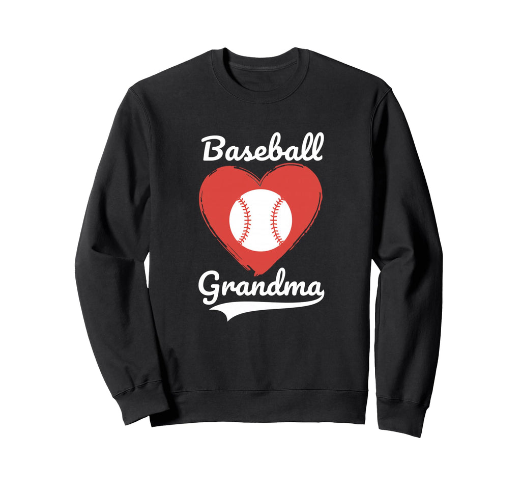 Grandparent Baseball Grandma Sweatshirt - Fun Novelty Design Men Women - T-Shirt, Sweatshirt, Hoodie