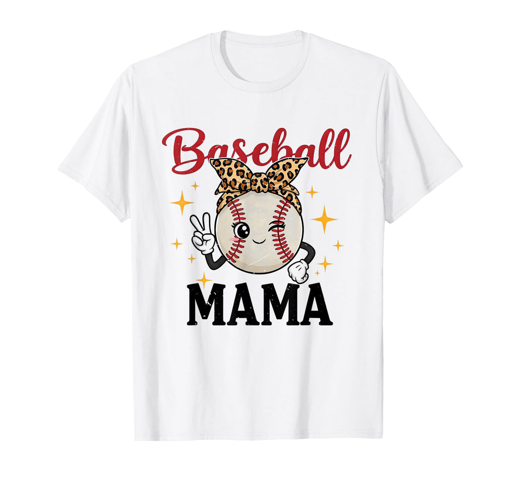Baseball Mama Coquette Bow Game Day T-Shirt - Novelty Apparel Unisex - T-Shirt, Sweatshirt, Hoodie
